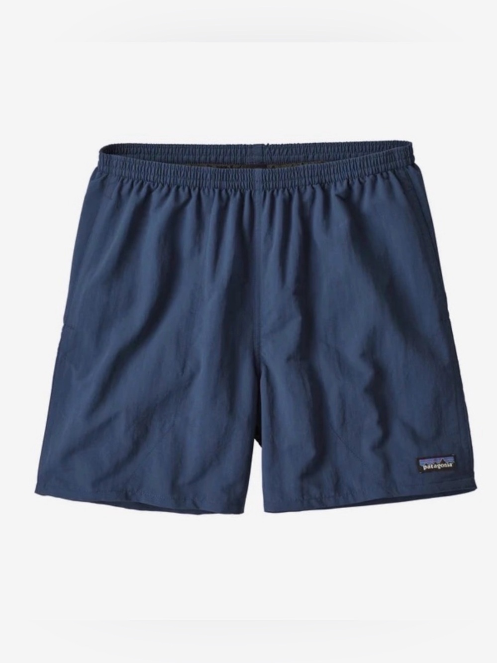 Patagonia Navy Blue Baggies Swim Trunks Shorts Size Large 6.5” Inseam